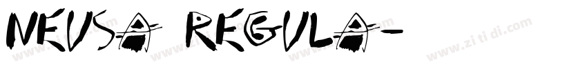 Neusa regula字体转换